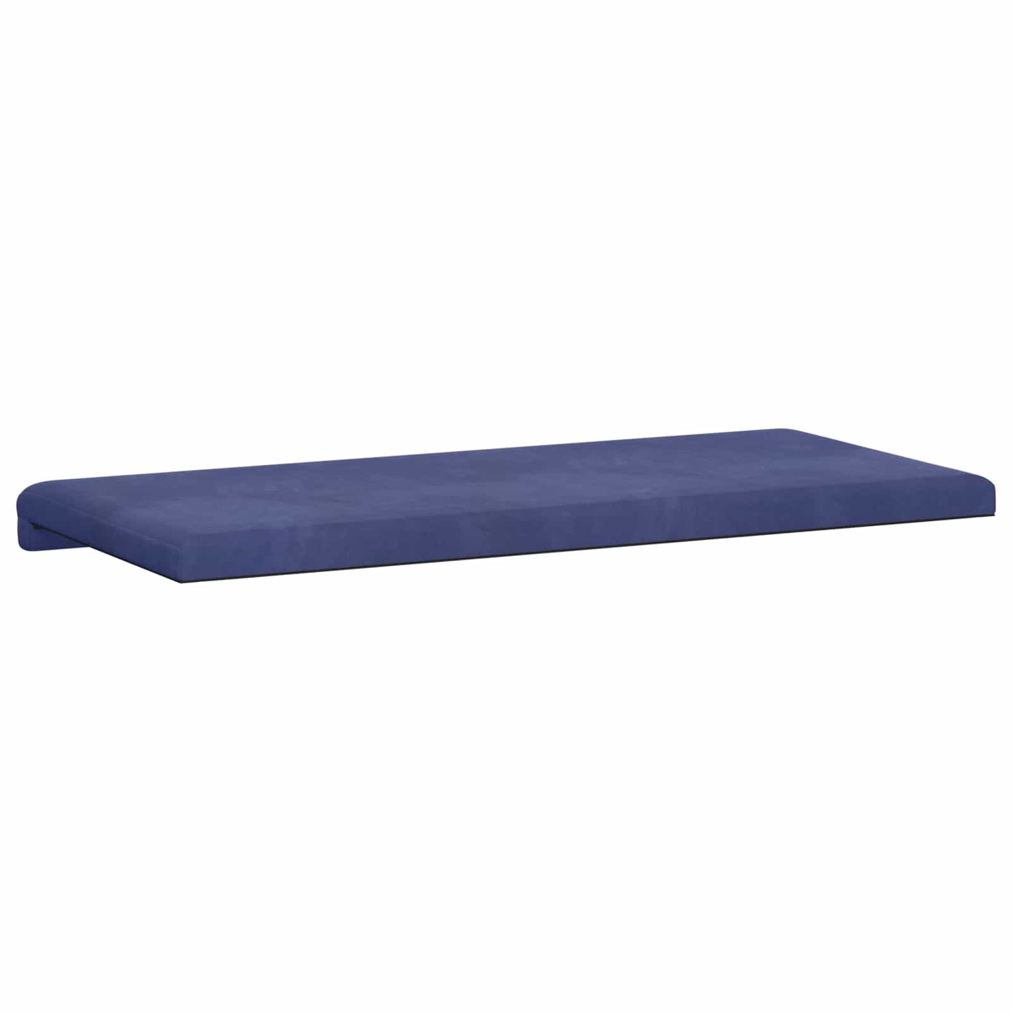 vidaXL Bench Cushion Velvet Police Blue Depth 35 cm