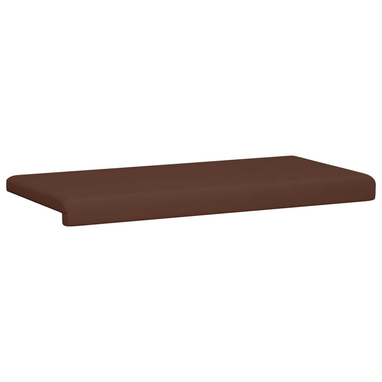vidaXL Bench Cushion Faux Leather Brown Depth 35 cm