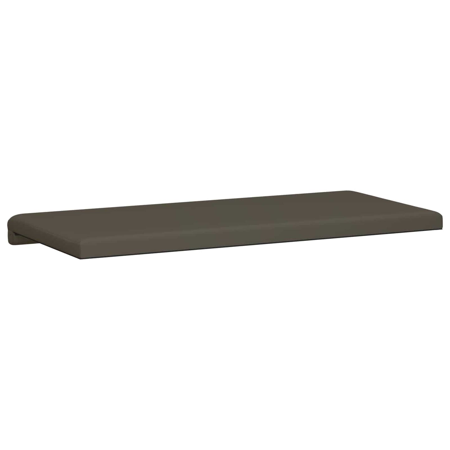 vidaXL Bench Cushion Faux Leather Grey Depth 35 cm