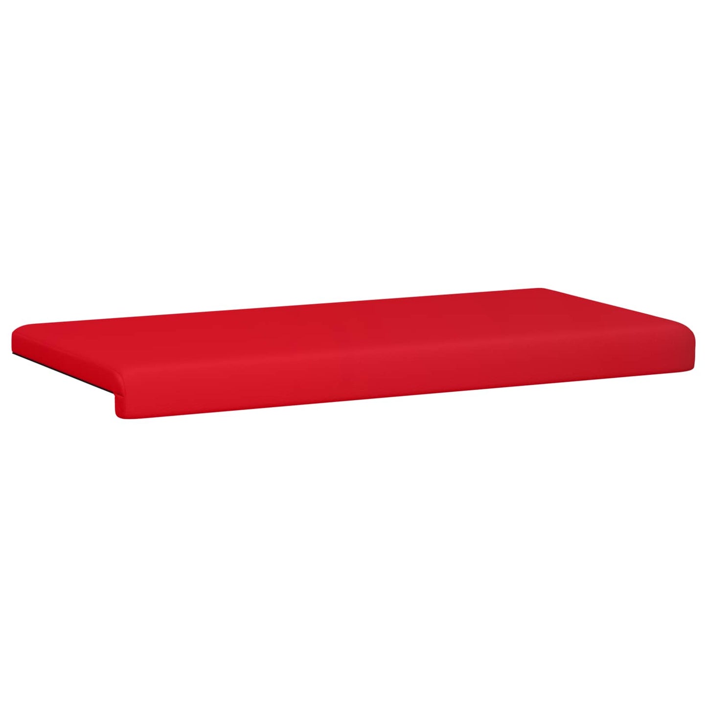 vidaXL Bench Cushion Faux Leather Red Depth 35 cm