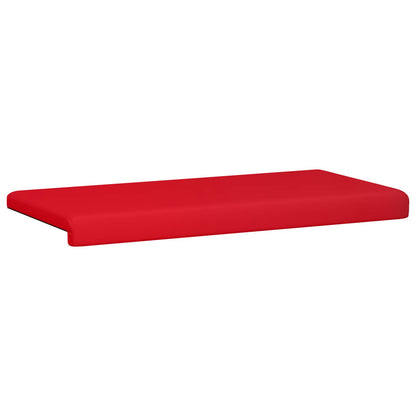 vidaXL Bench Cushion Faux Leather Red Depth 35 cm