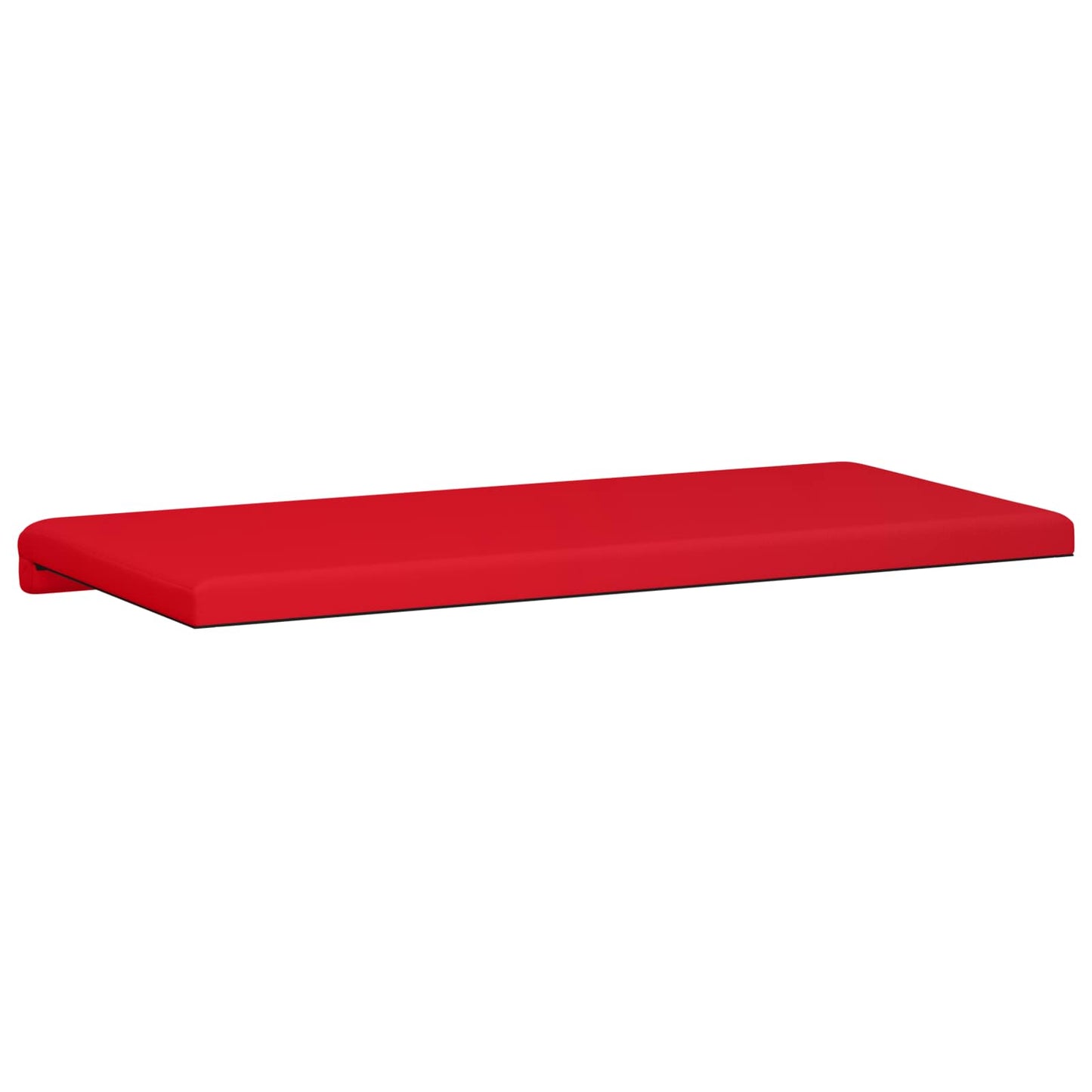 vidaXL Bench Cushion Faux Leather Red Depth 35 cm