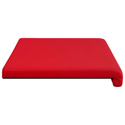 vidaXL Bench Cushion Faux Leather Red Depth 35 cm