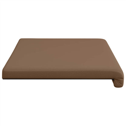 vidaXL Bench Cushion Faux Leather Cappuccino Depth 35 cm