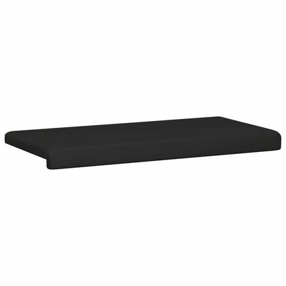 vidaXL Bench Cushion Faux Leather Black Depth 35 cm