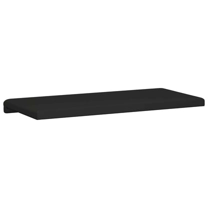vidaXL Bench Cushion Faux Leather Black Depth 35 cm