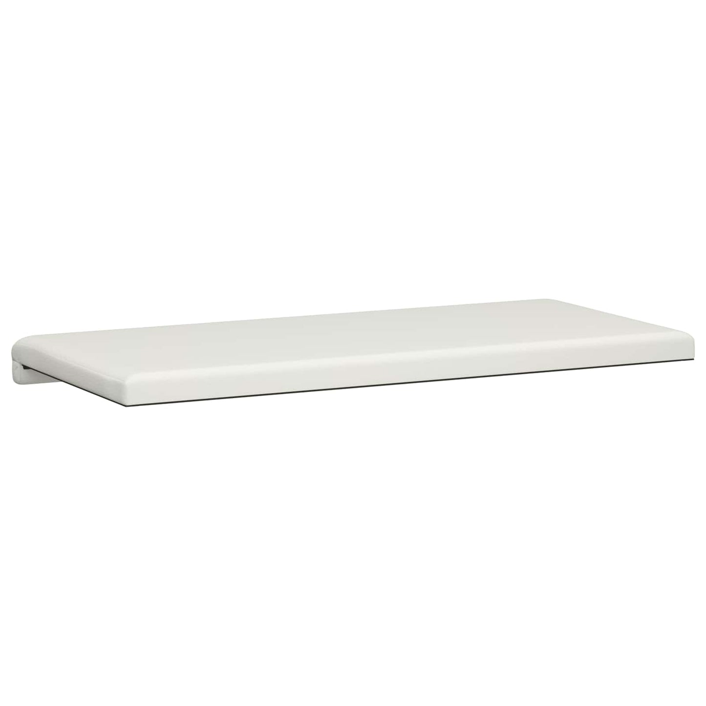 vidaXL Bench Cushion Faux Leather White Depth 35 cm