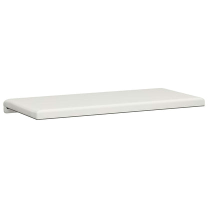 vidaXL Bench Cushion Faux Leather White Depth 35 cm