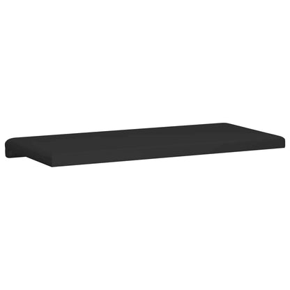 vidaXL Bench Cushion Faux Leather Black Depth 35 cm
