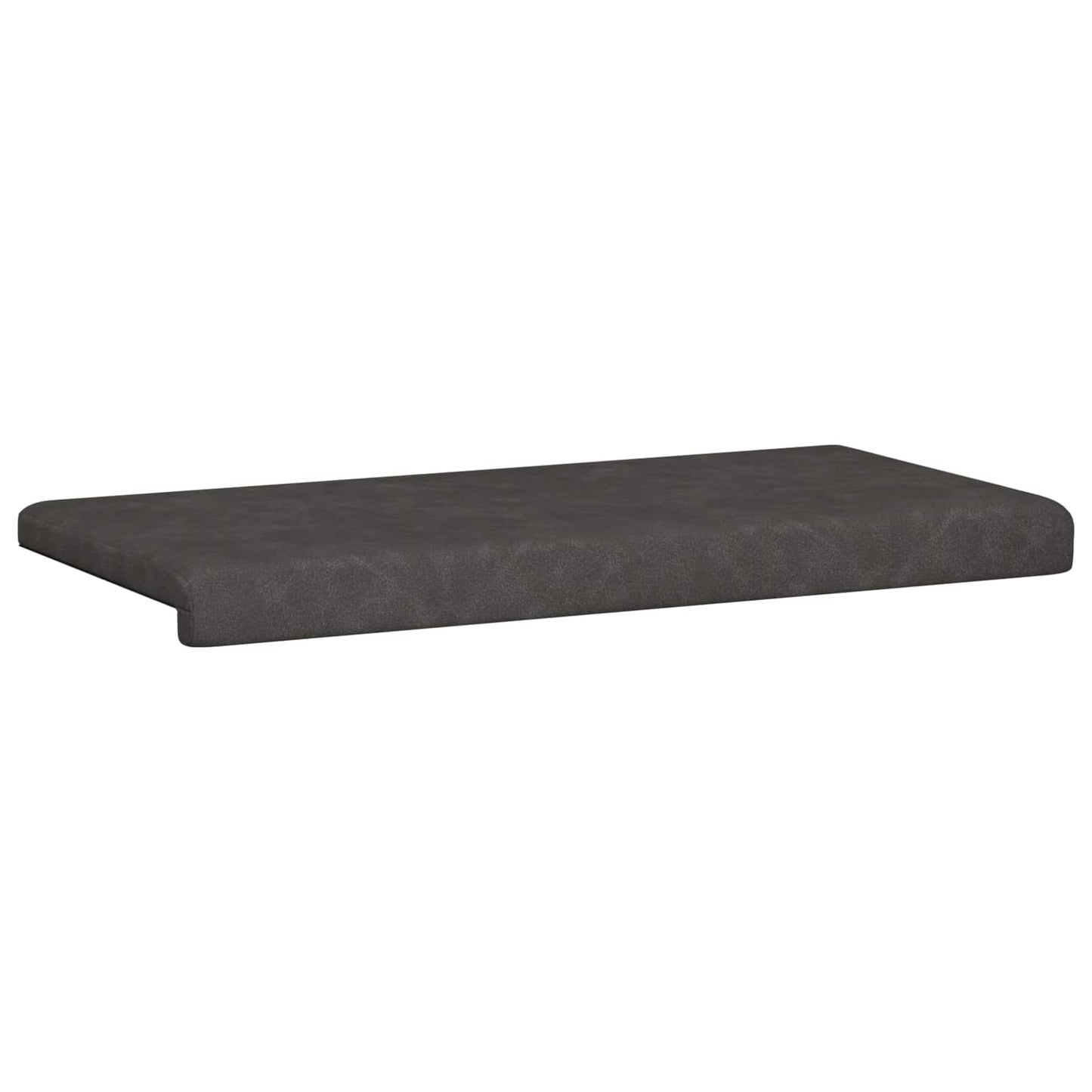 vidaXL Bench Cushion Faux Leather Black Depth 35 cm