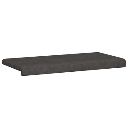 vidaXL Bench Cushion Faux Leather Black Depth 35 cm