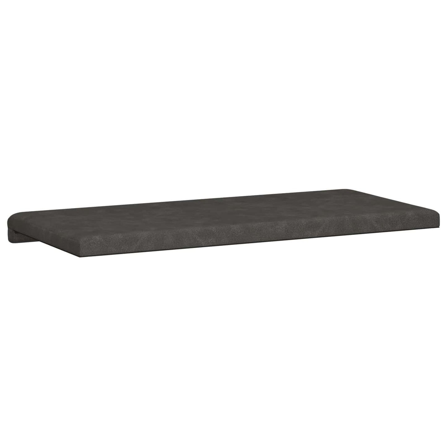 vidaXL Bench Cushion Faux Leather Black Depth 35 cm