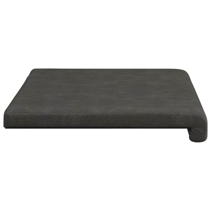 vidaXL Bench Cushion Faux Leather Black Depth 35 cm