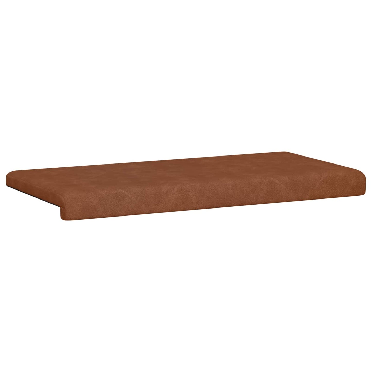 vidaXL Bench Cushion Faux Leather Brown Depth 35 cm