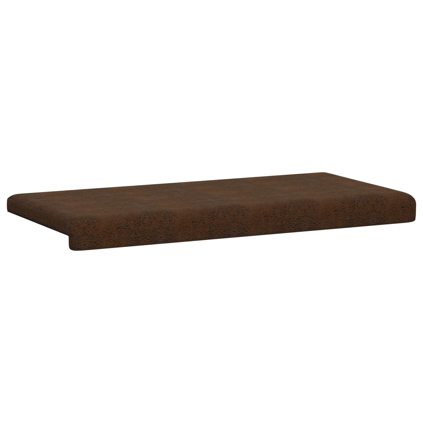 vidaXL Bench Cushion Faux Suede Fabric Brown Depth 35 cm