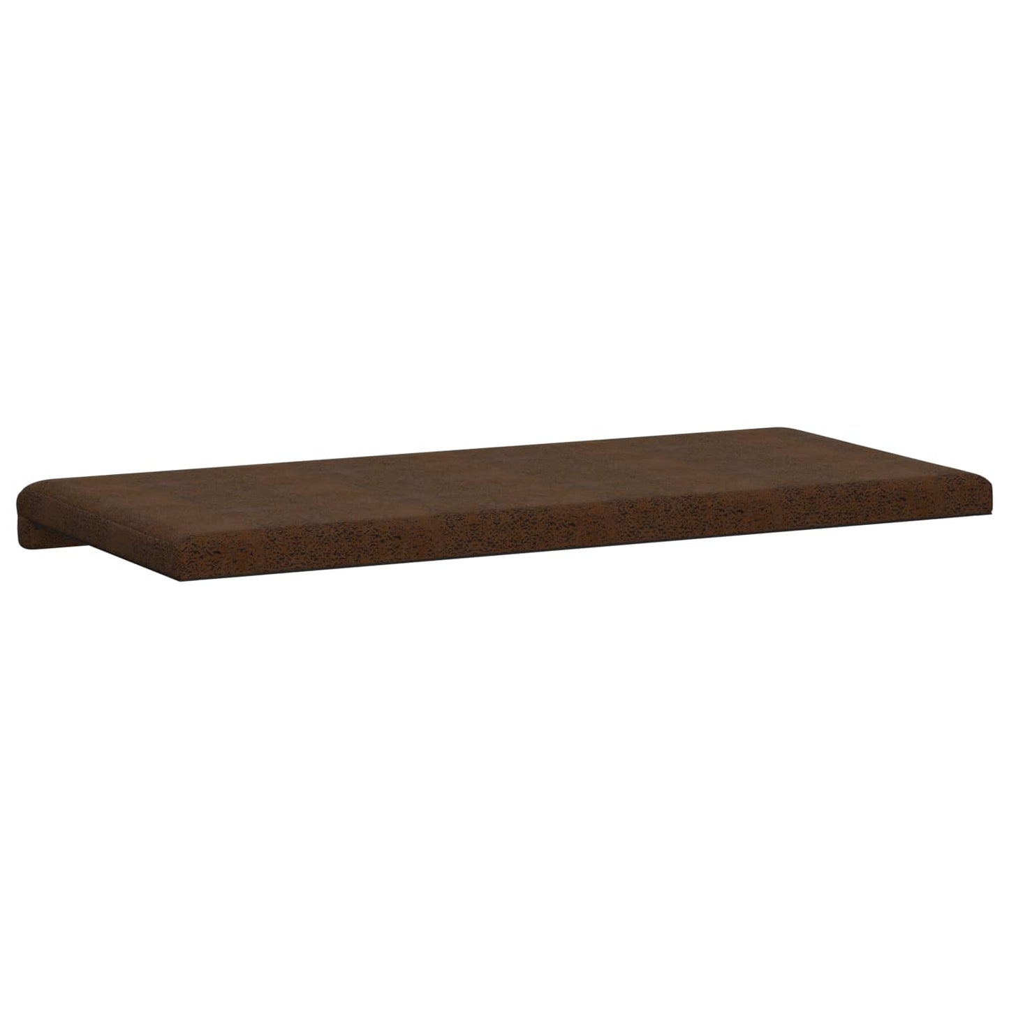 vidaXL Bench Cushion Faux Suede Fabric Brown Depth 35 cm