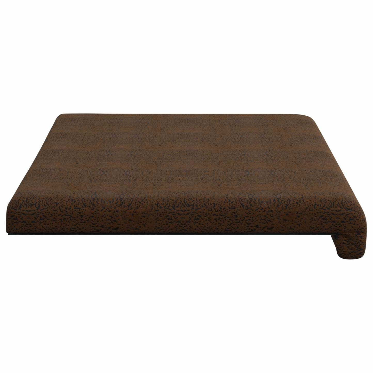 vidaXL Bench Cushion Faux Suede Fabric Brown Depth 35 cm