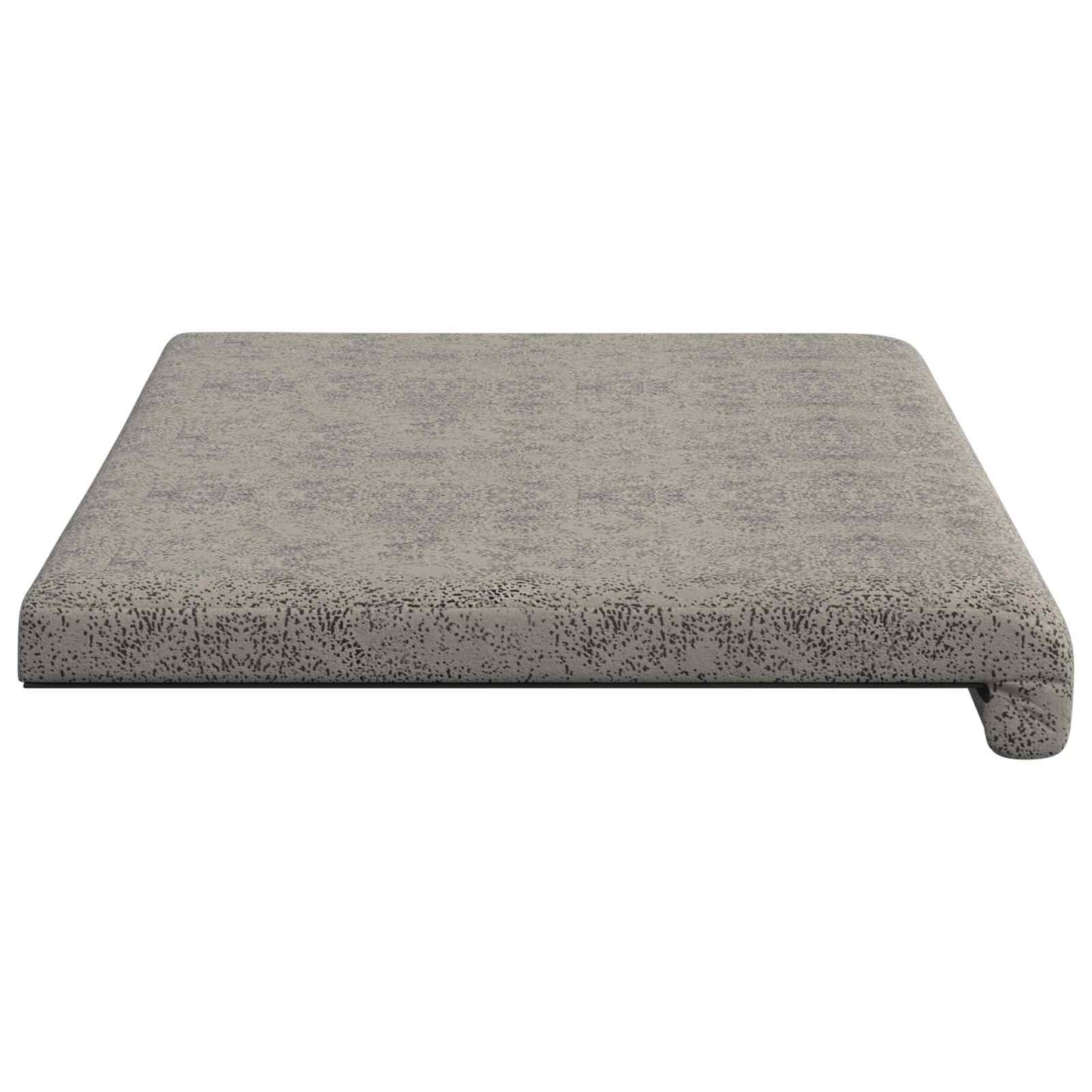 vidaXL Bench Cushion Faux Suede Fabric Light Grey Depth 35 cm