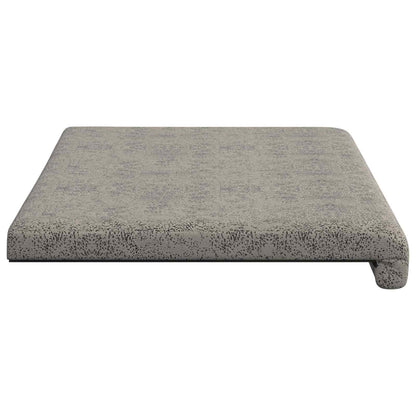 vidaXL Bench Cushion Faux Suede Fabric Light Grey Depth 35 cm
