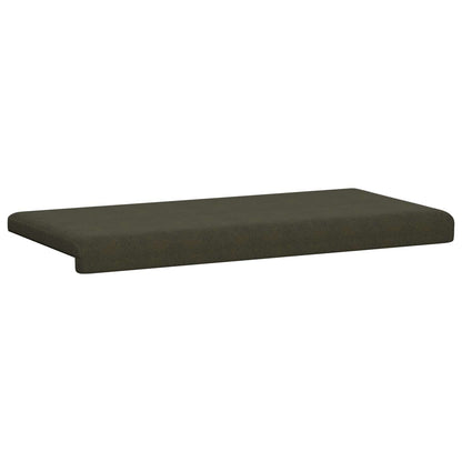 vidaXL Bench Cushion Faux Suede Fabric Army Green Depth 35 cm