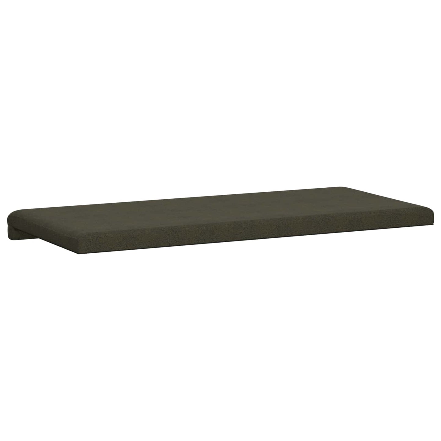 vidaXL Bench Cushion Faux Suede Fabric Army Green Depth 35 cm