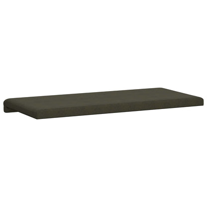 vidaXL Bench Cushion Faux Suede Fabric Army Green Depth 35 cm