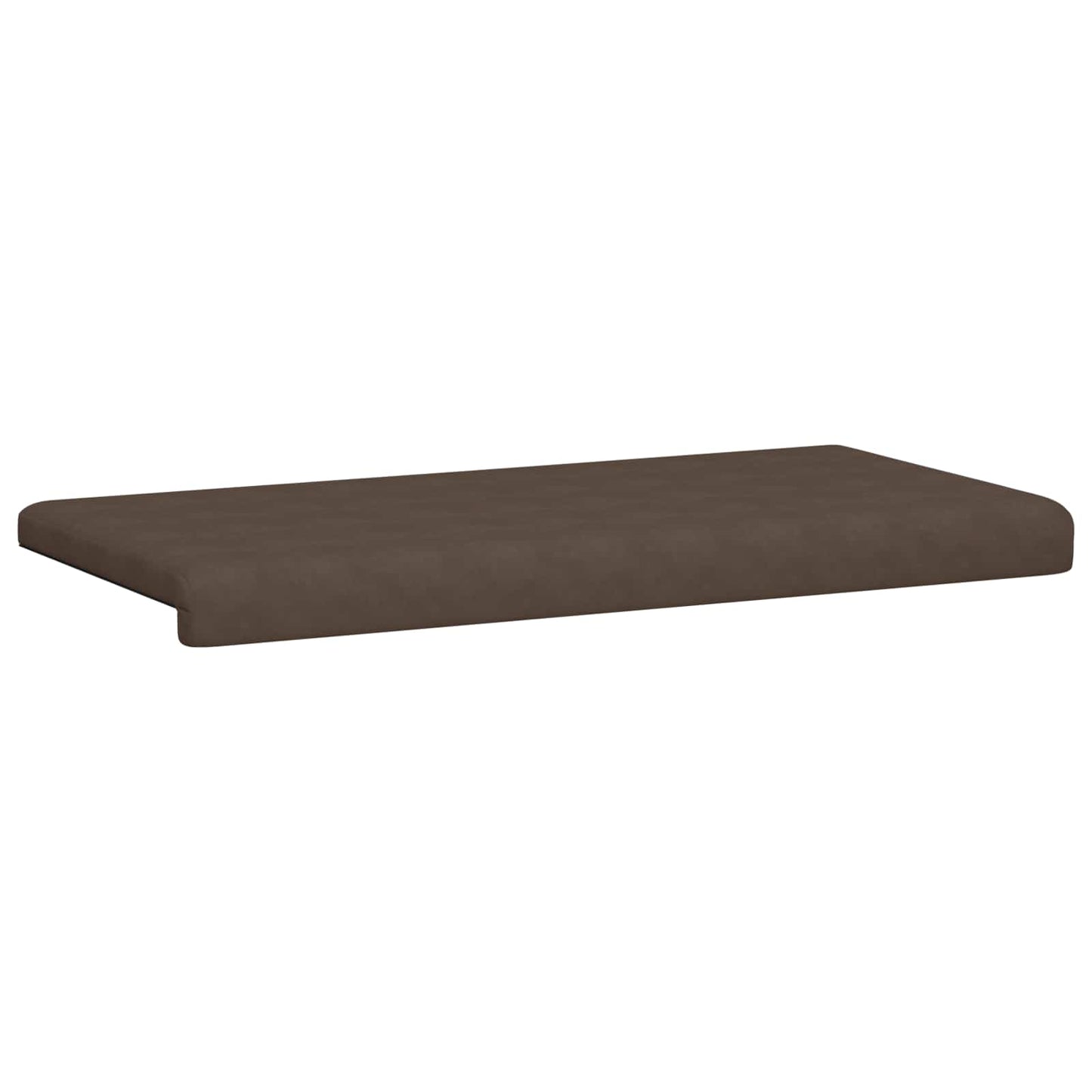 vidaXL Bench Cushion Microfiber Brown Depth 35 cm