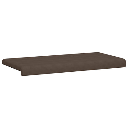 vidaXL Bench Cushion Microfiber Brown Depth 35 cm