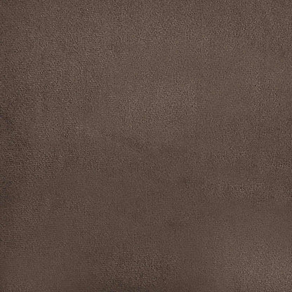 vidaXL Bench Cushion Microfiber Brown Depth 35 cm