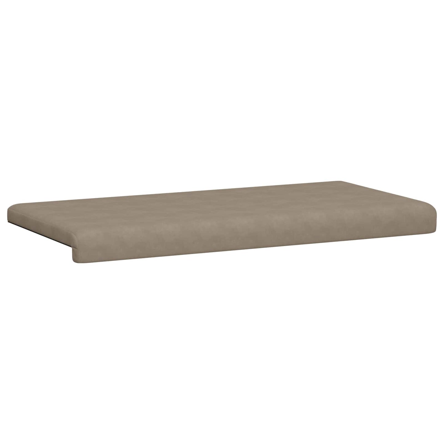vidaXL Bench Cushion Microfiber Taupe Depth 35 cm