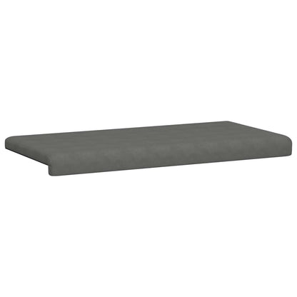 vidaXL Bench Cushion Microfiber Dark Grey Depth 35 cm