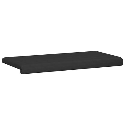 vidaXL Bench Cushion Microfiber Black Depth 35 cm