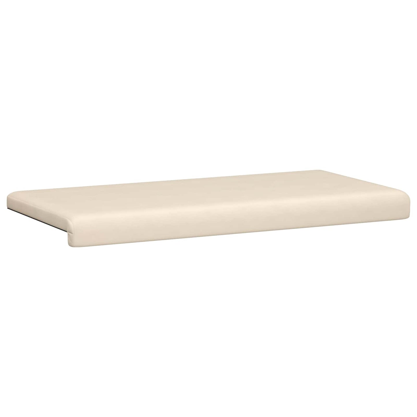 vidaXL Bench Cushion Microfiber Beige Depth 35 cm