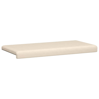 vidaXL Bench Cushion Microfiber Beige Depth 35 cm
