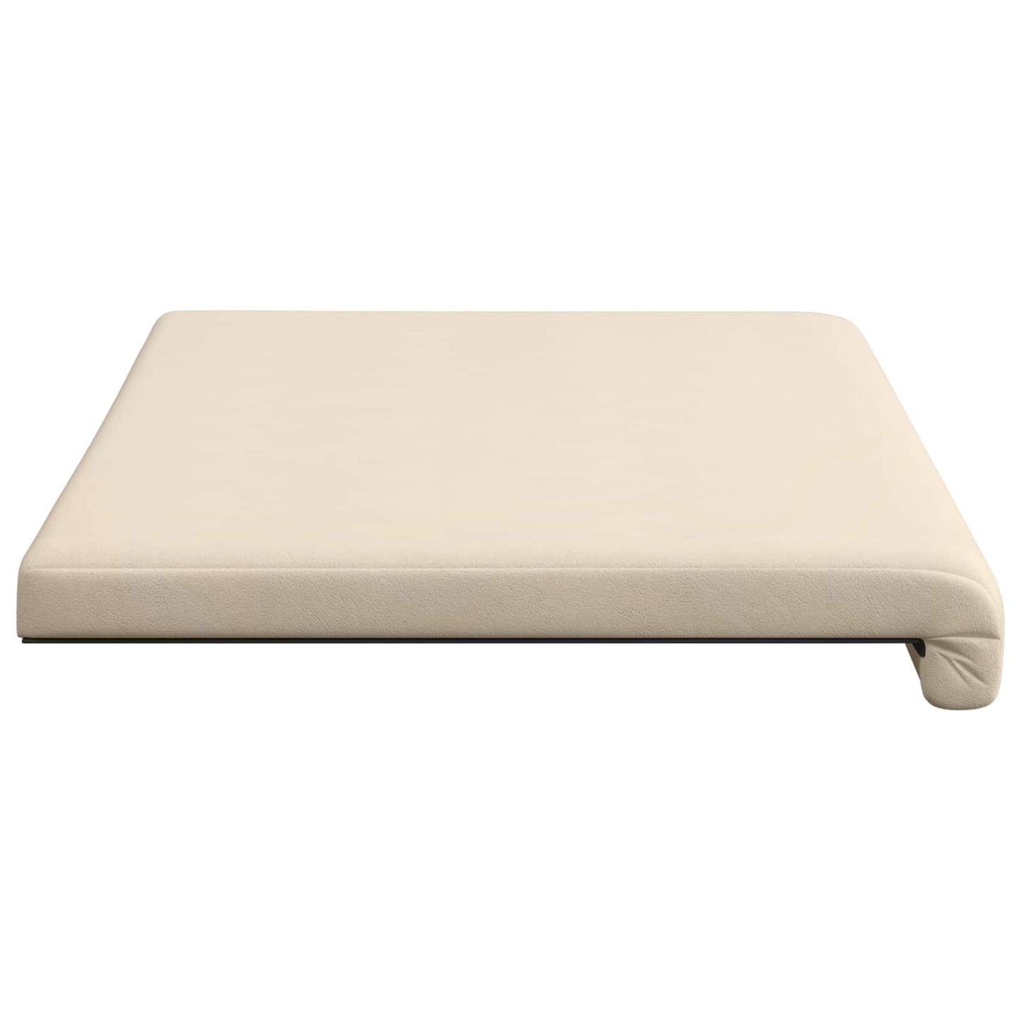 vidaXL Bench Cushion Microfiber Beige Depth 35 cm