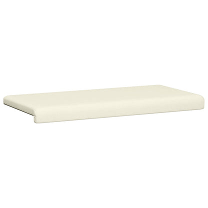 vidaXL Bench Cushion Corduroy Cream Depth 35 cm