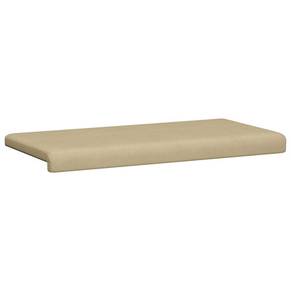 vidaXL Bench Cushion Corduroy Grey Green Depth 35 cm