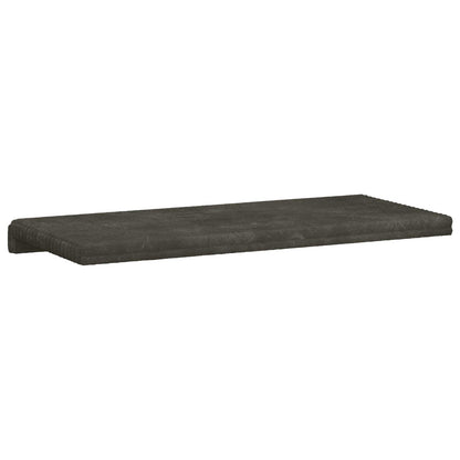 vidaXL Bench Cushion Plush Corduroy Anthracite Depth 35 cm