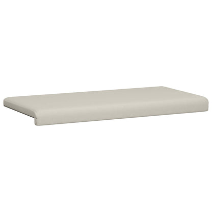 vidaXL Bench Cushion Textured Velvet Oatmeal Depth 35 cm
