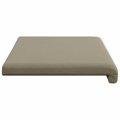 vidaXL Bench Cushion Textured Velvet Khaki Depth 35 cm