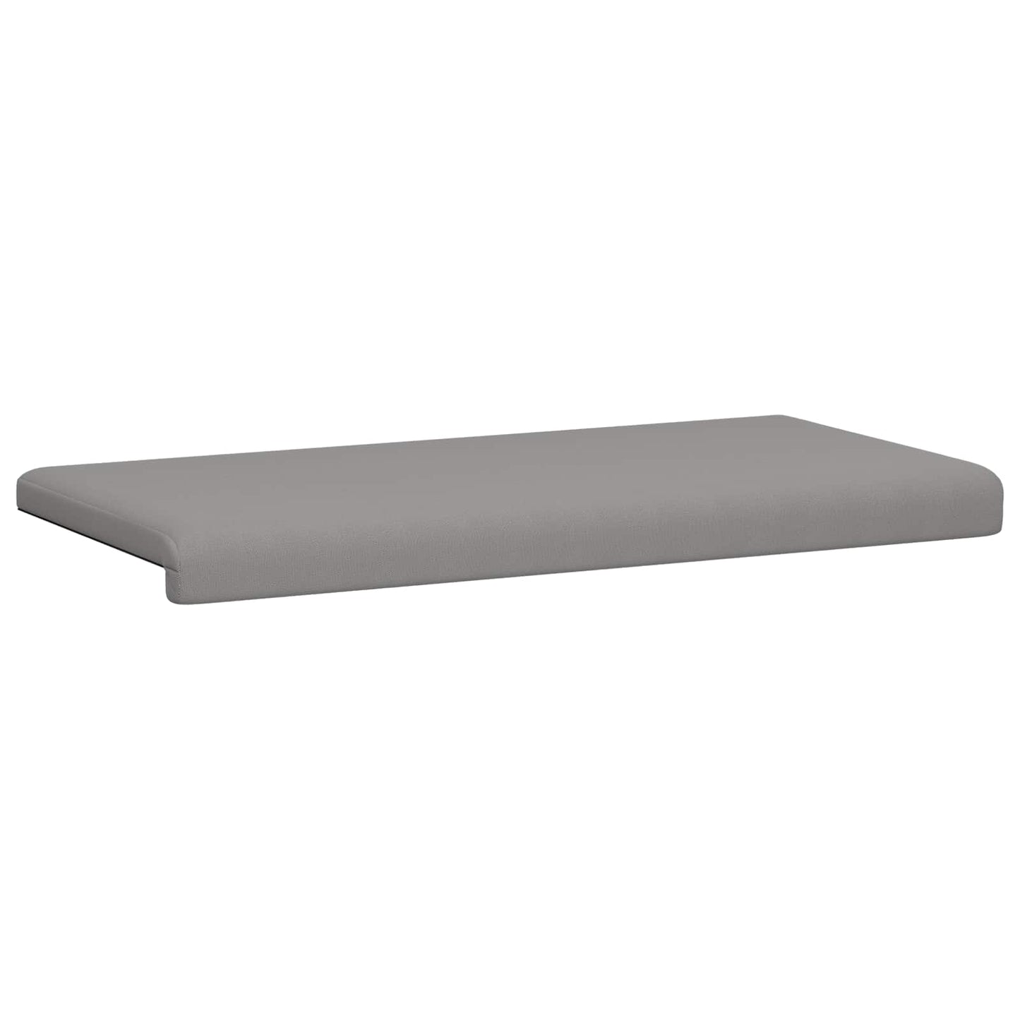 vidaXL Bench Cushion Textured Velvet Dark Grey Depth 35 cm