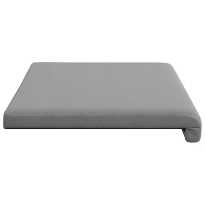vidaXL Bench Cushion Textured Velvet Dark Grey Depth 35 cm