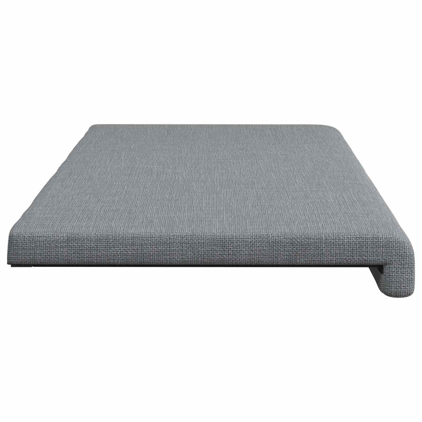 vidaXL Bench Cushion Fabric Light Grey Depth 35 cm