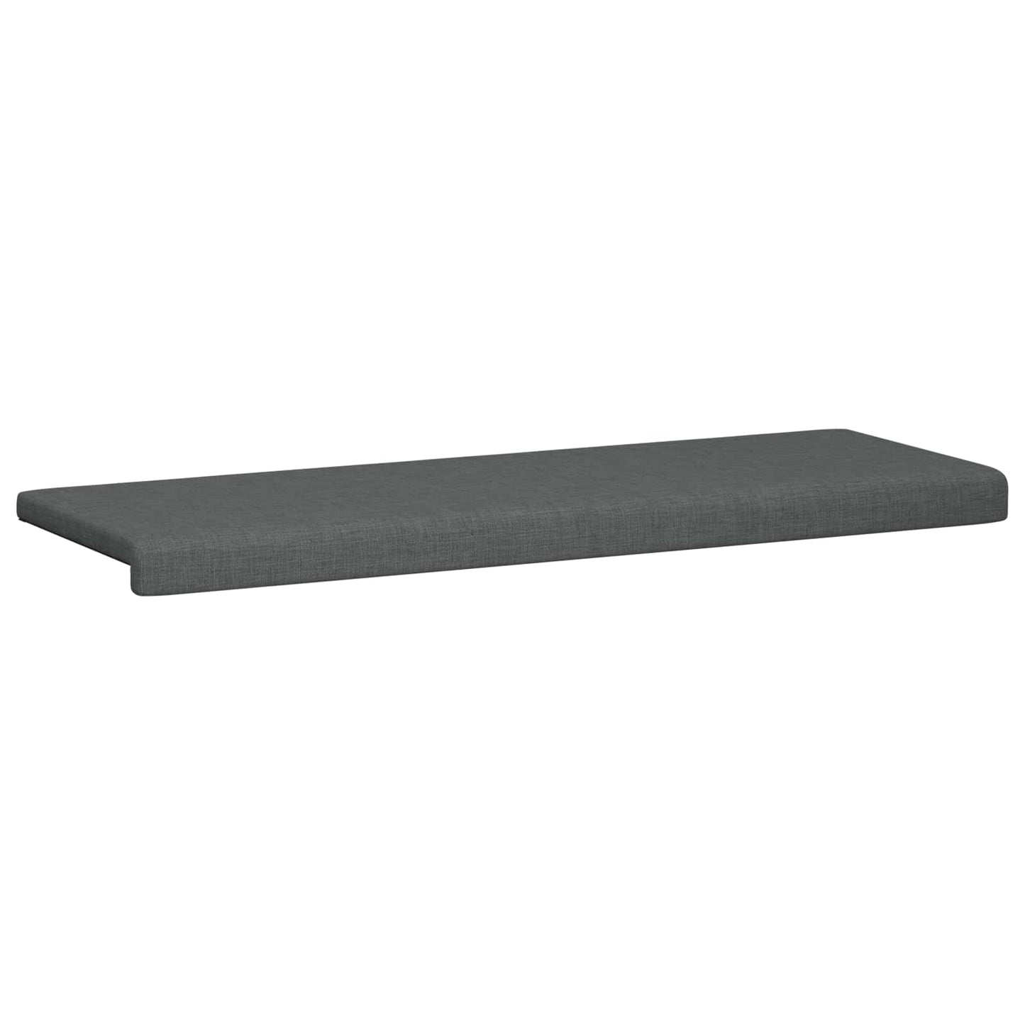 vidaXL Bench Cushion Fabric Dark Grey Depth 35 cm