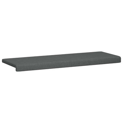 vidaXL Bench Cushion Fabric Dark Grey Depth 35 cm