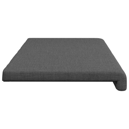 vidaXL Bench Cushion Fabric Dark Grey Depth 35 cm
