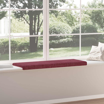 vidaXL Bench Cushion Fabric Wine Red Depth 35 cm