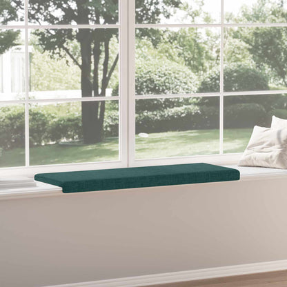 vidaXL Bench Cushion Fabric Dark Green Depth 35 cm