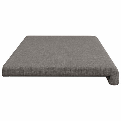 vidaXL Bench Cushion Fabric Taupe Depth 35 cm