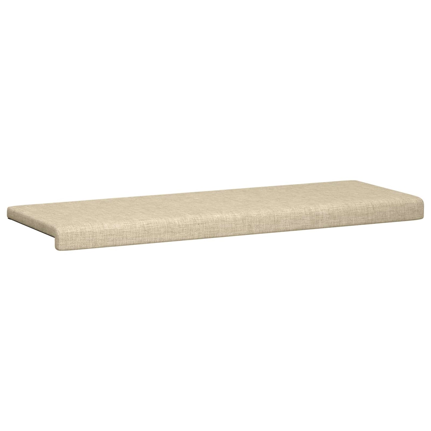 vidaXL Bench Cushion Fabric Cream Depth 35 cm